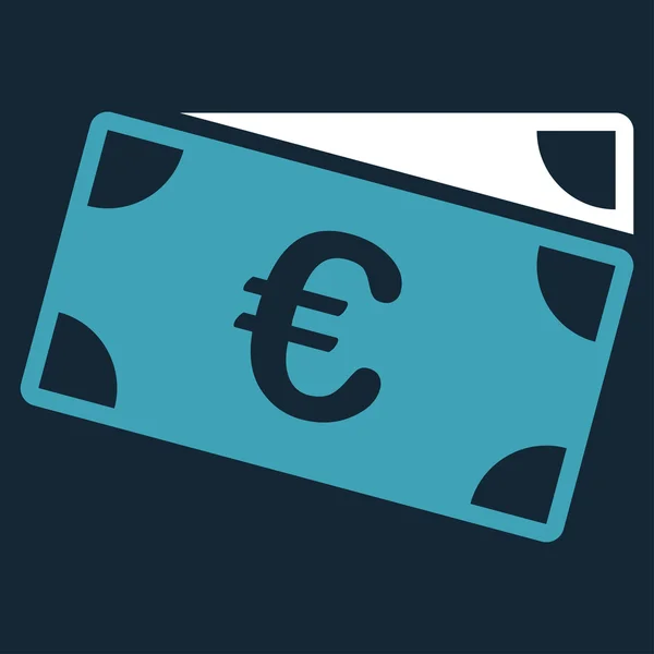 Euro Banknotes Icon — Stock Vector