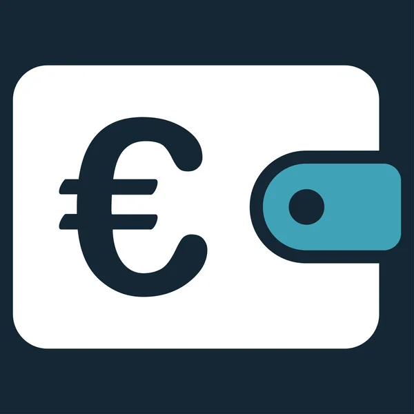 Ikona kabelku euro — Stockový vektor