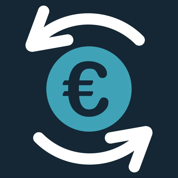 Uppdatera Euro balans ikon — Stock vektor