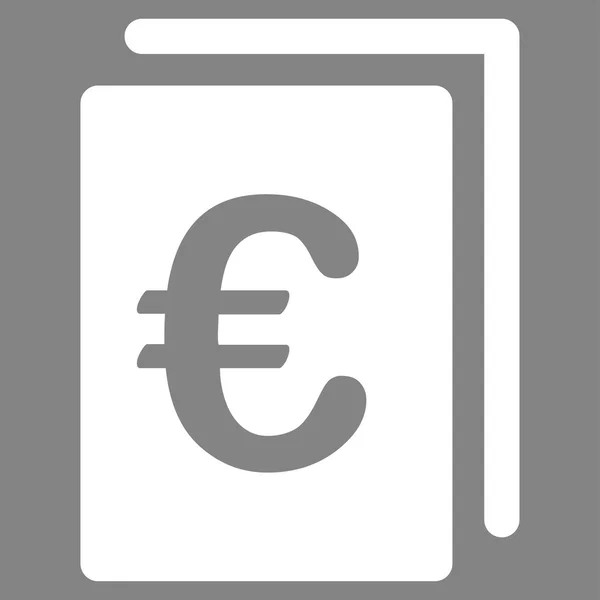 Εικονίδιο αρχείου ευρώ — Διανυσματικό Αρχείο