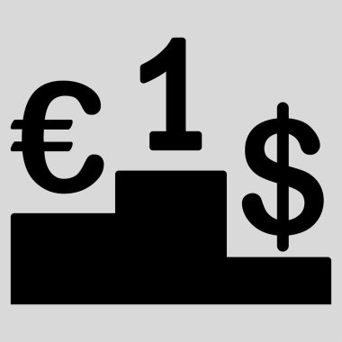 Para birimi rekabet simgesi