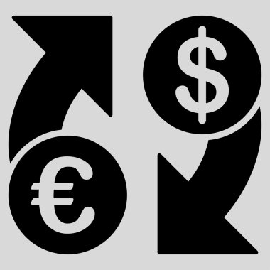 Euro dolar Euro Döviz simgesi