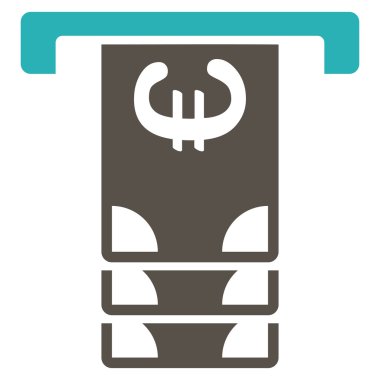 Euro Atm para çekme simgesi