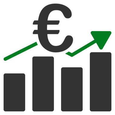 Euro iş grafik simgesini