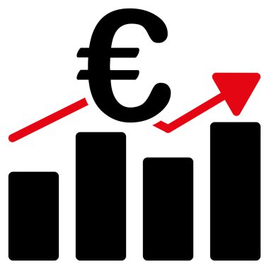 Euro iş grafik simgesini