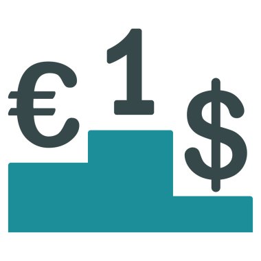 Para birimi rekabet simgesi