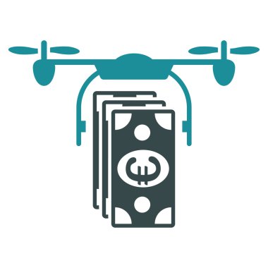 Avrupa hava dron bankacılık simgesi