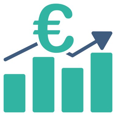 Euro iş grafik simgesini