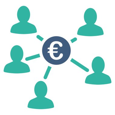 Euro müşteri ödemeleri simgesi