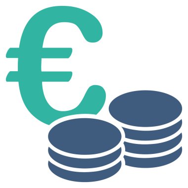 Euro para yığınları simgesi