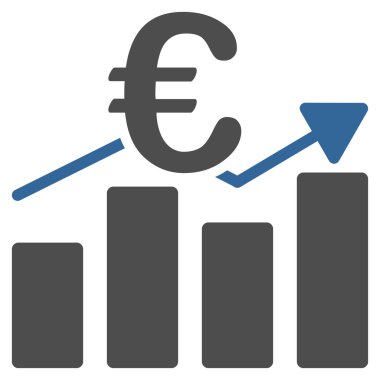 Euro iş grafik simgesini