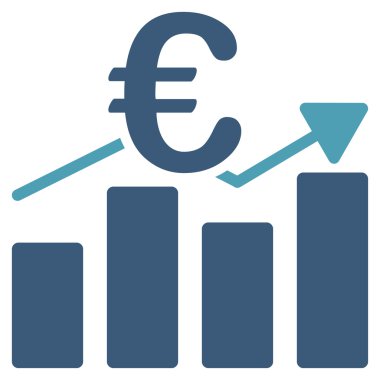 Euro iş grafik simgesini