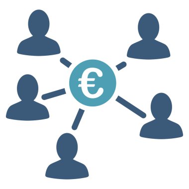 Euro müşteri ödemeleri simgesi