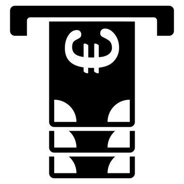 Euro Atm para çekme simgesi