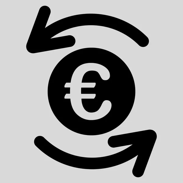 Update Euro Balance Icon — Stock Vector