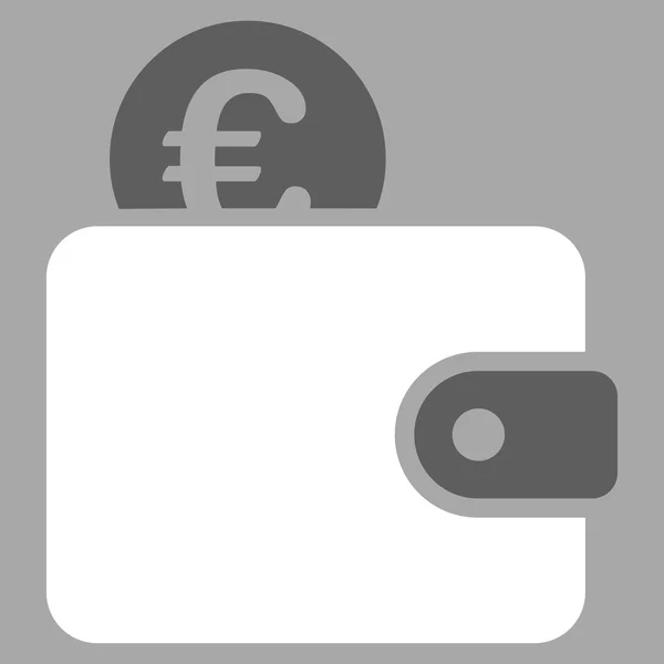 Euro Wallet Icon — Stock Vector