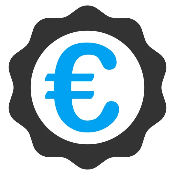 Euro Award Seal Icon — Stock Vector