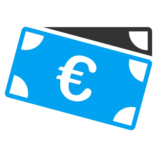 Euro Banknotes Icon — Stock Vector