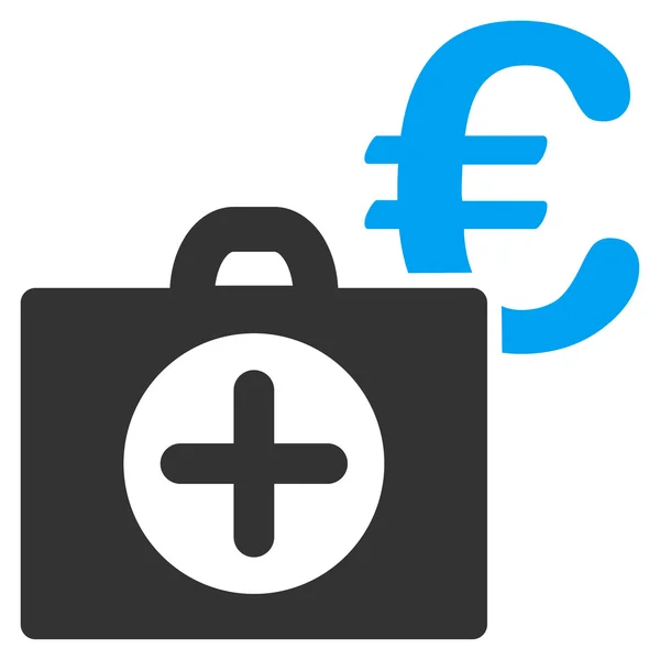 Euro Medical Payment Icon — Stock Vector