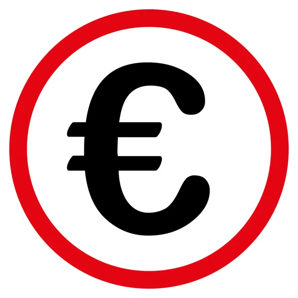 Euro mynt-ikonen — Stock vektor