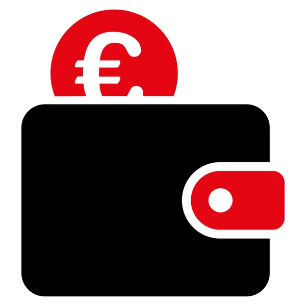 Euro Wallet Icon — Stock Vector