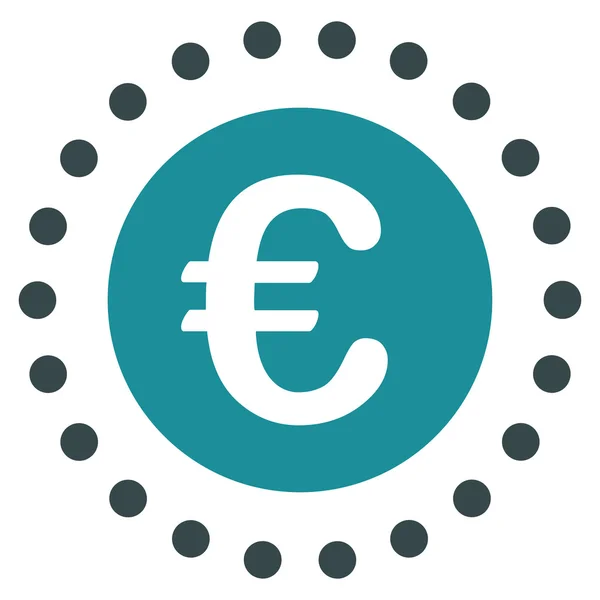 Euro Gold Coin Icon — Stock Vector