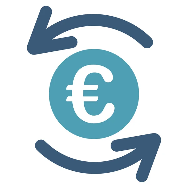 Aktualizovat ikonu vyvážení Euro — Stockový vektor