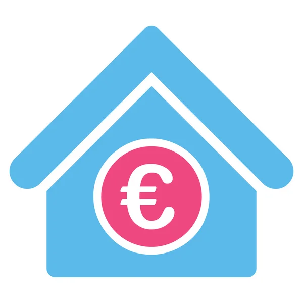 Euro financiële Center pictogram — Stockvector