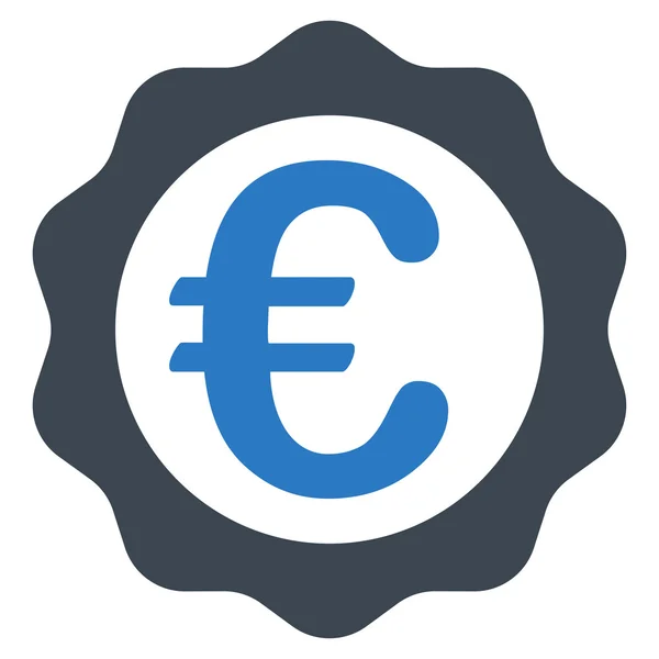Euron pris stämpel ikonen — Stock vektor