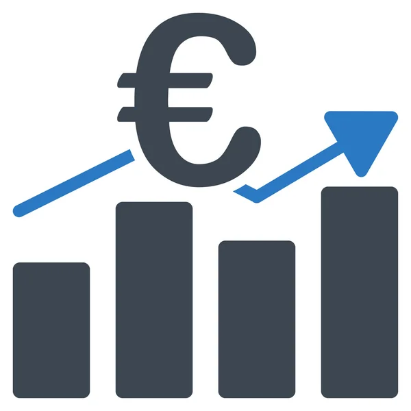 Euron Business diagram ikon — Stock vektor