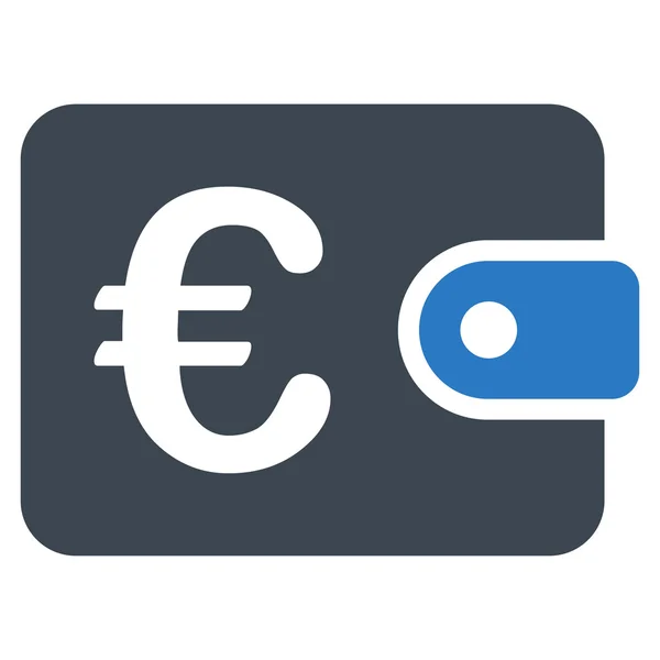 Icona borsa Euro — Vettoriale Stock