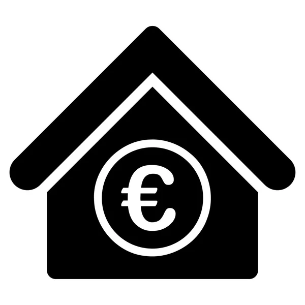 Euro financiële Center pictogram — Stockvector