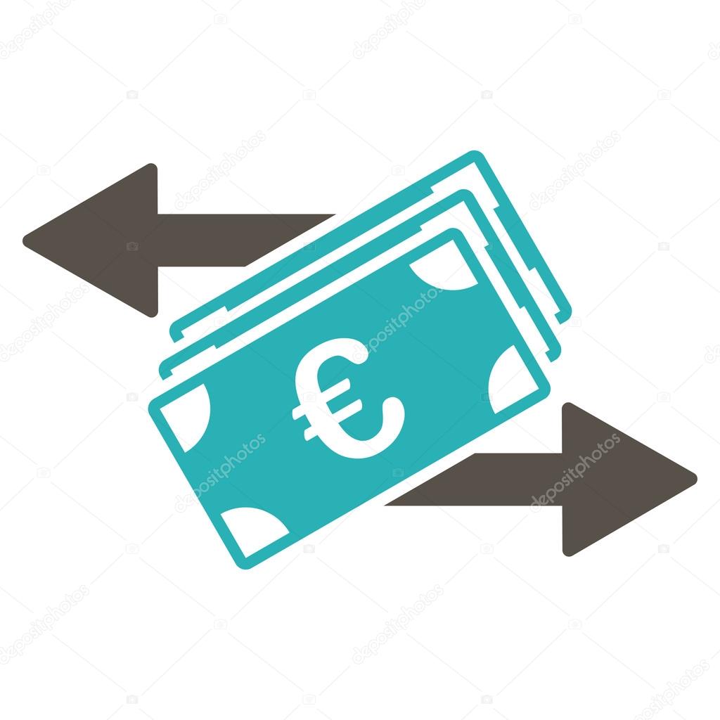 Euro Money Transfer Icon