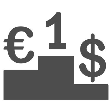 Para birimi rekabet simgesi