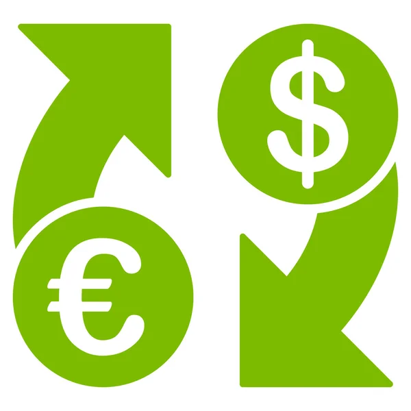 Euro Dollar Euro Exchange pictogram — Stockvector