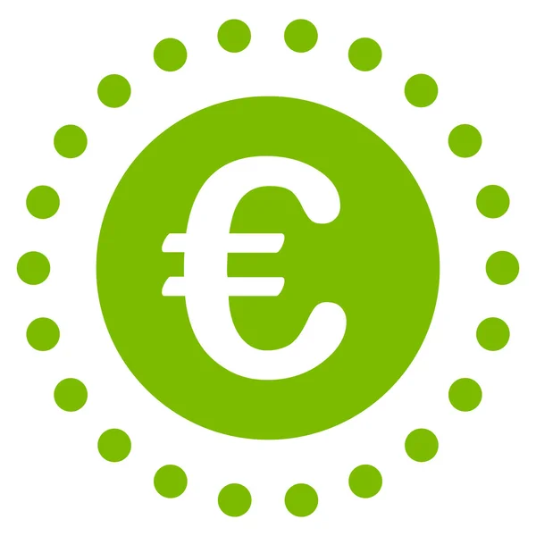 Euro Icona Moneta d'Oro — Vettoriale Stock
