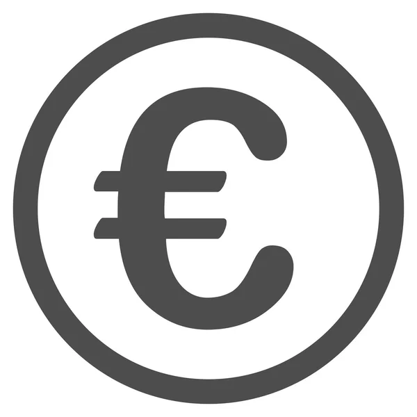 Euro munt pictogram — Stockvector