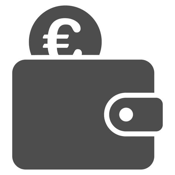 Euro Wallet Icône — Image vectorielle