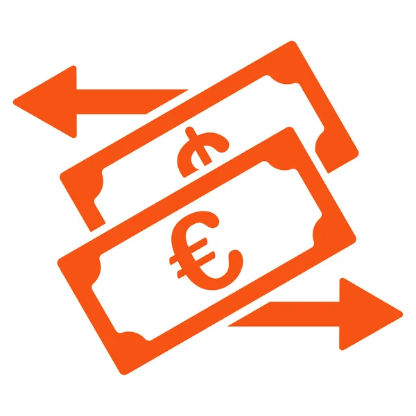 Euro Currency Exchange Icon — Stock Vector