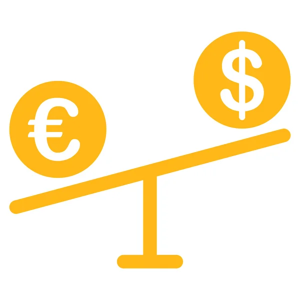 Ikona trhu měny — Stockový vektor