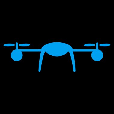 Airdrone düz simgesi