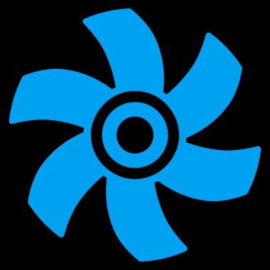 Rotor düz simgesi