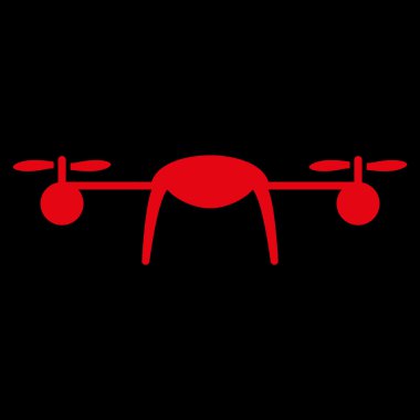 Airdrone düz simgesi