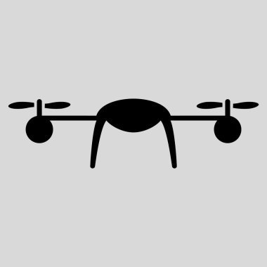 Airdrone düz simgesi