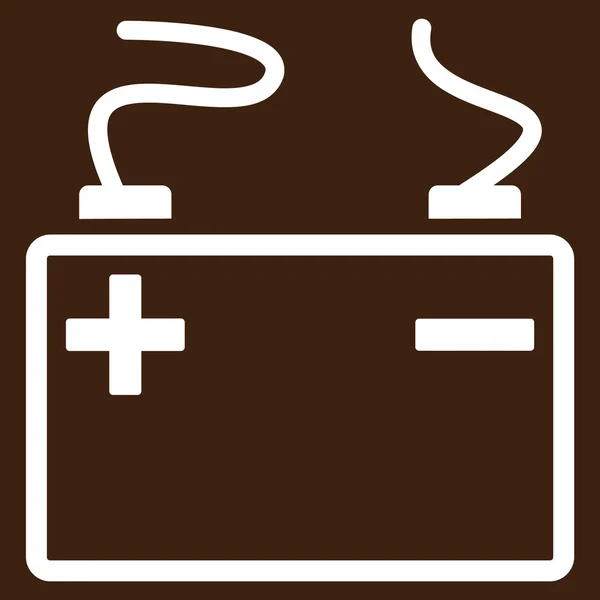 Accumulatore icona piatta — Vettoriale Stock