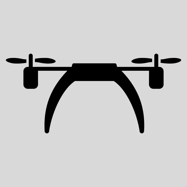 Copter Flat Icon — Stock Vector