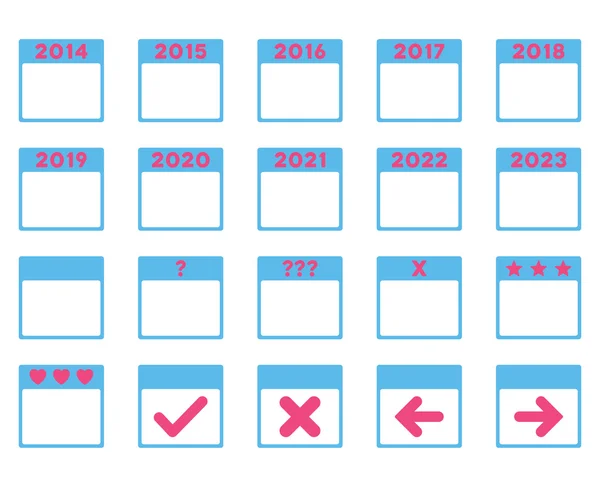 Calendário Anos ícone — Vetor de Stock