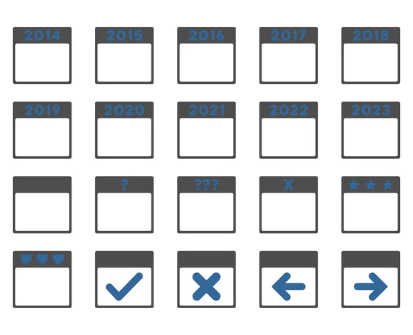 Kalenderjaren pictogram — Stockvector