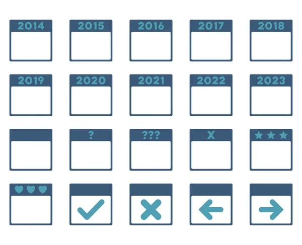 Kalenderjaren pictogram — Stockvector