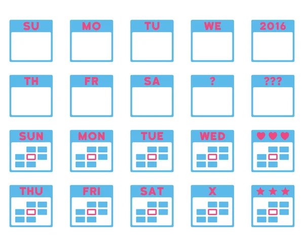 Kalenderdagen pictogram — Stockvector